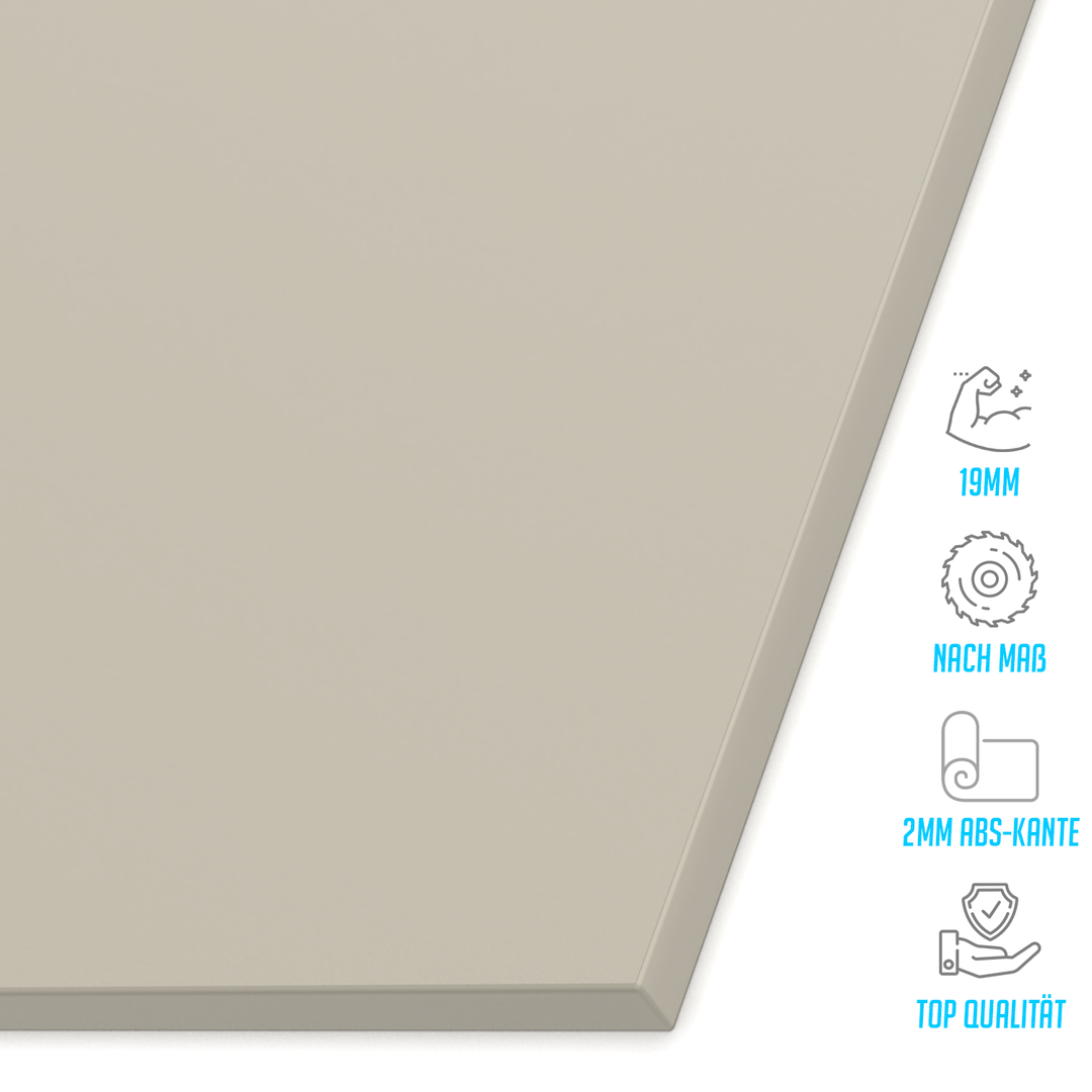 Dekorplatte 19mm Kaschmirgrau