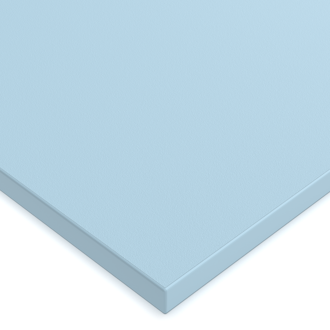 Küchenfront 19mm Kristallblau