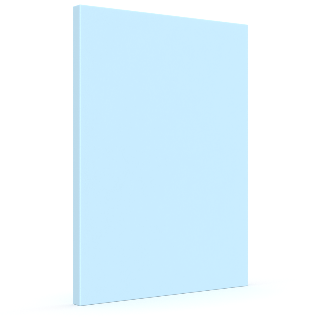 Küchenfront 19mm Kristallblau