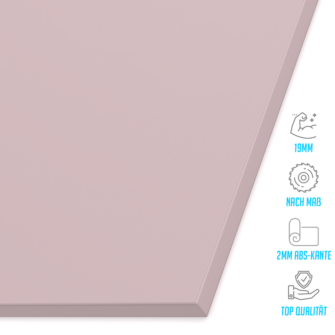 Küchenfront 19mm Rose