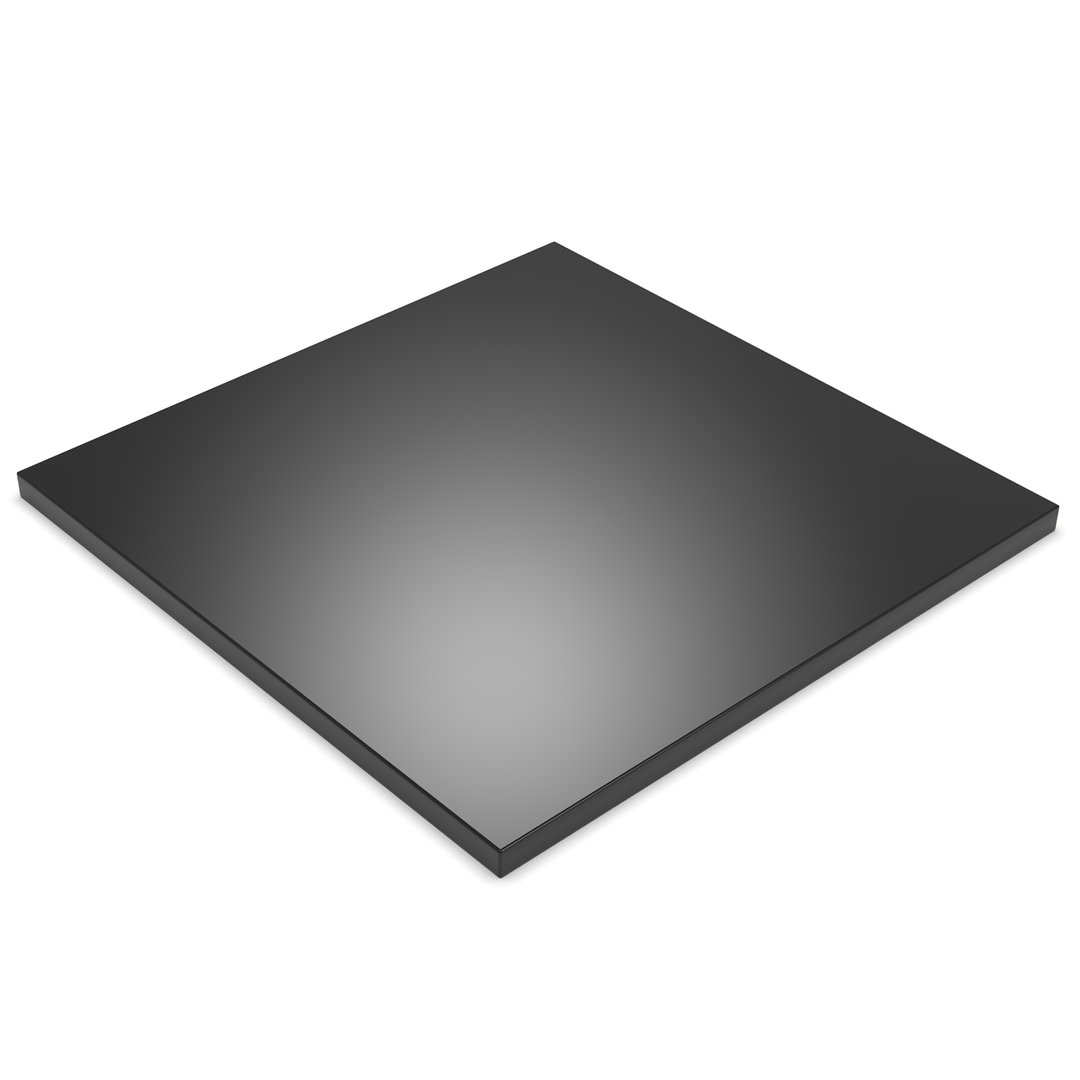Dekorplatte 19mm Graphitschwarz Hochglanz