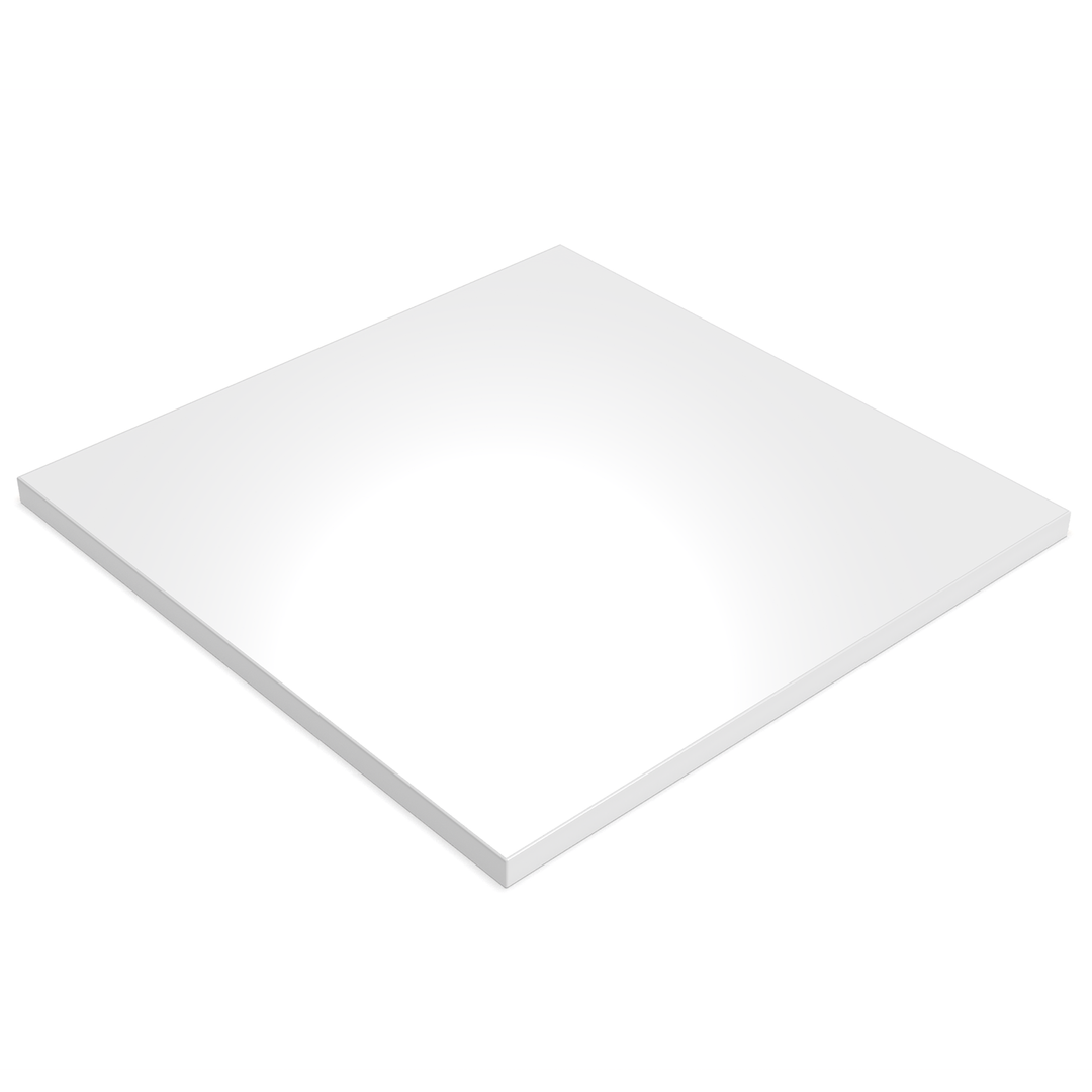 Dekorplatte 19mm Weiß Hochglanz