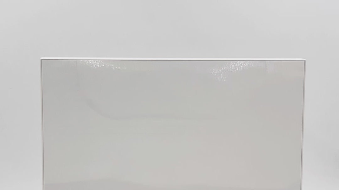 Musterstück Weiß Hochglanz