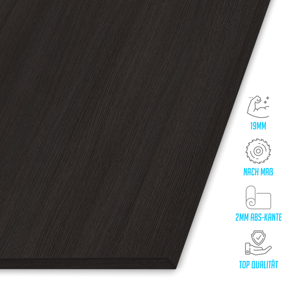 Küchenfront 19mm Eiche Dunkel