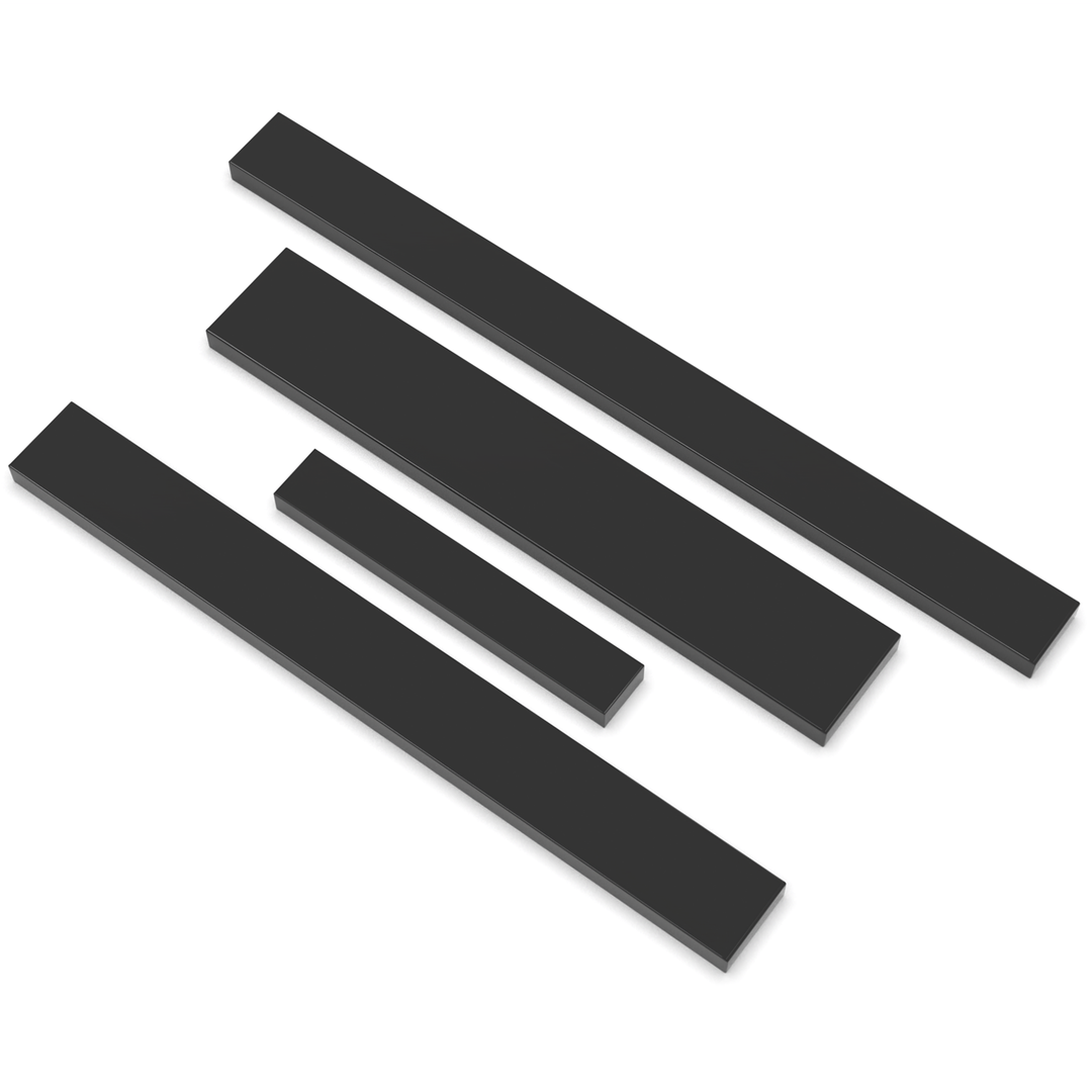 Sockelleiste 19mm Graphitschwarz Hochglanz