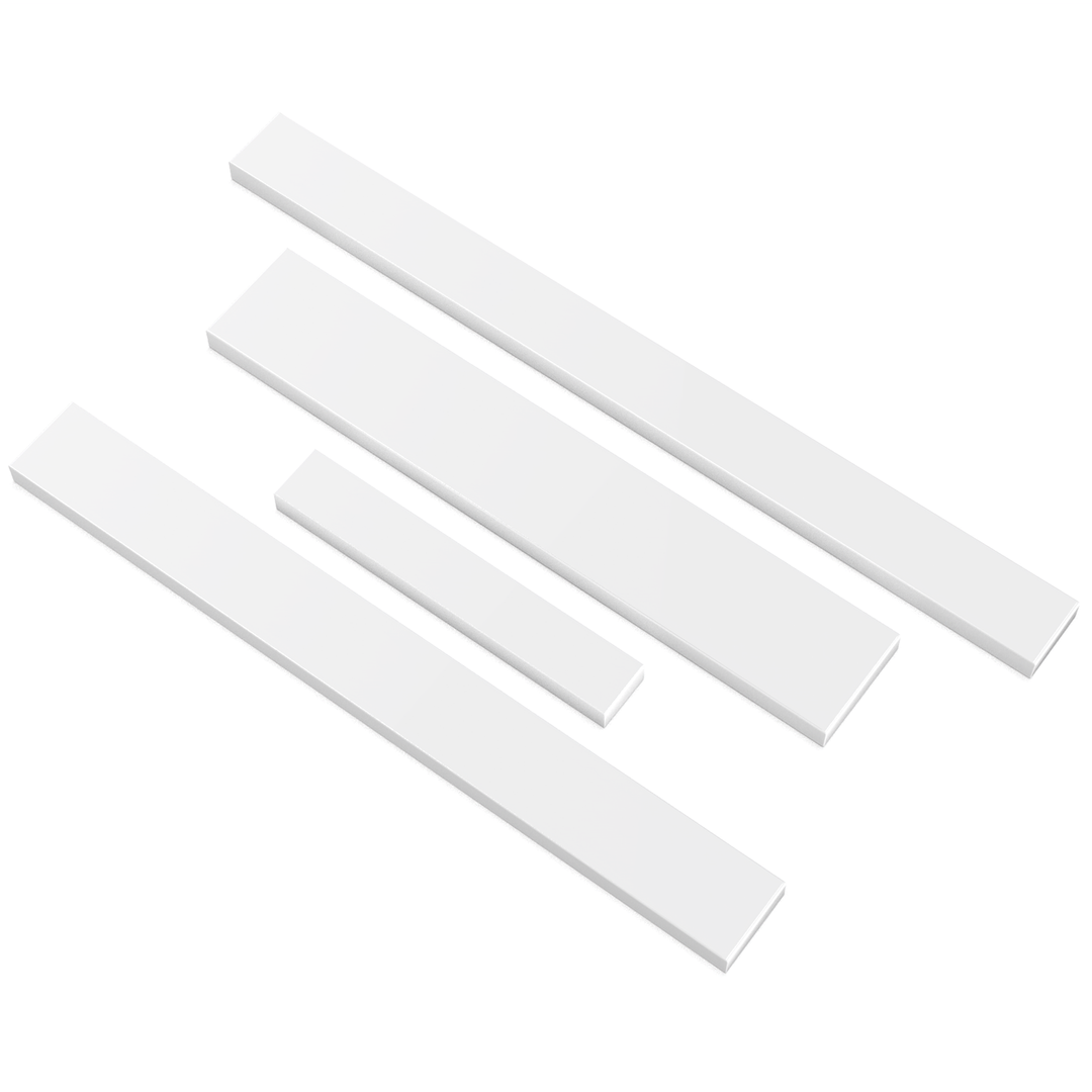 Sockelleiste 19mm Weiß Hochglanz